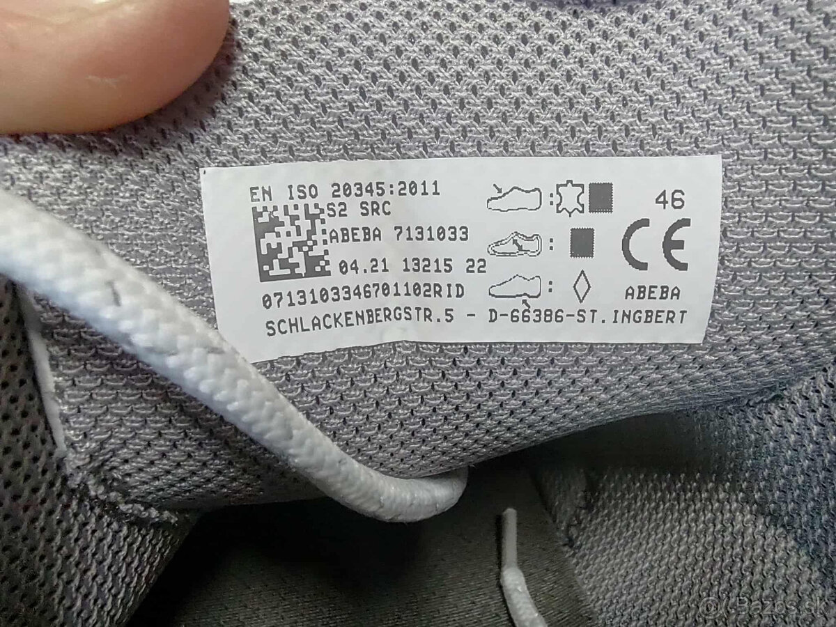 Pracovné topánky špeciálne biele - 5