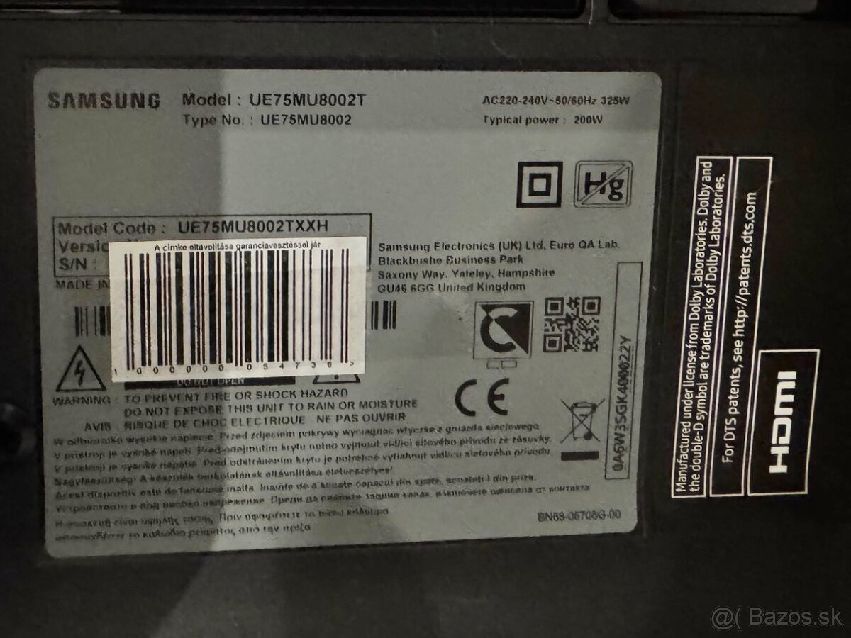 Samsung UE75MU8002T - 5