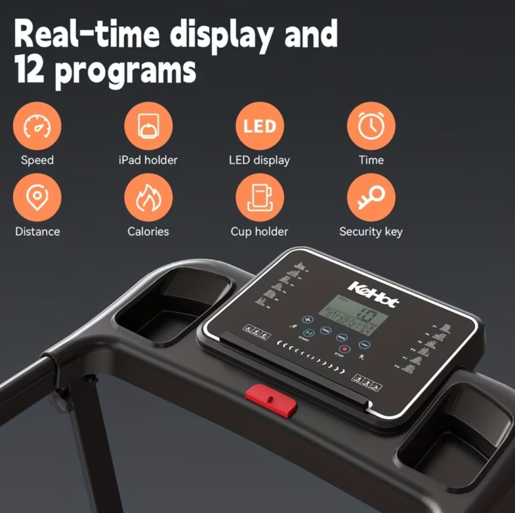 REZERVOVANÉ - Bežecký pás skladací - bežecká dráha - sklon - 5