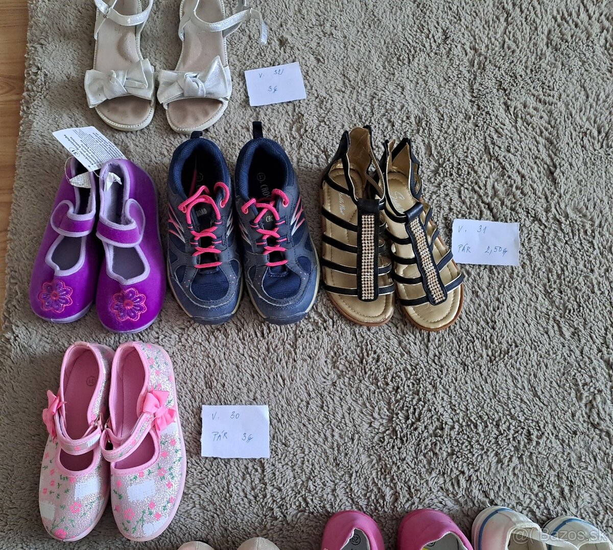 Dievčenské topánky , mix veľkostí - 5