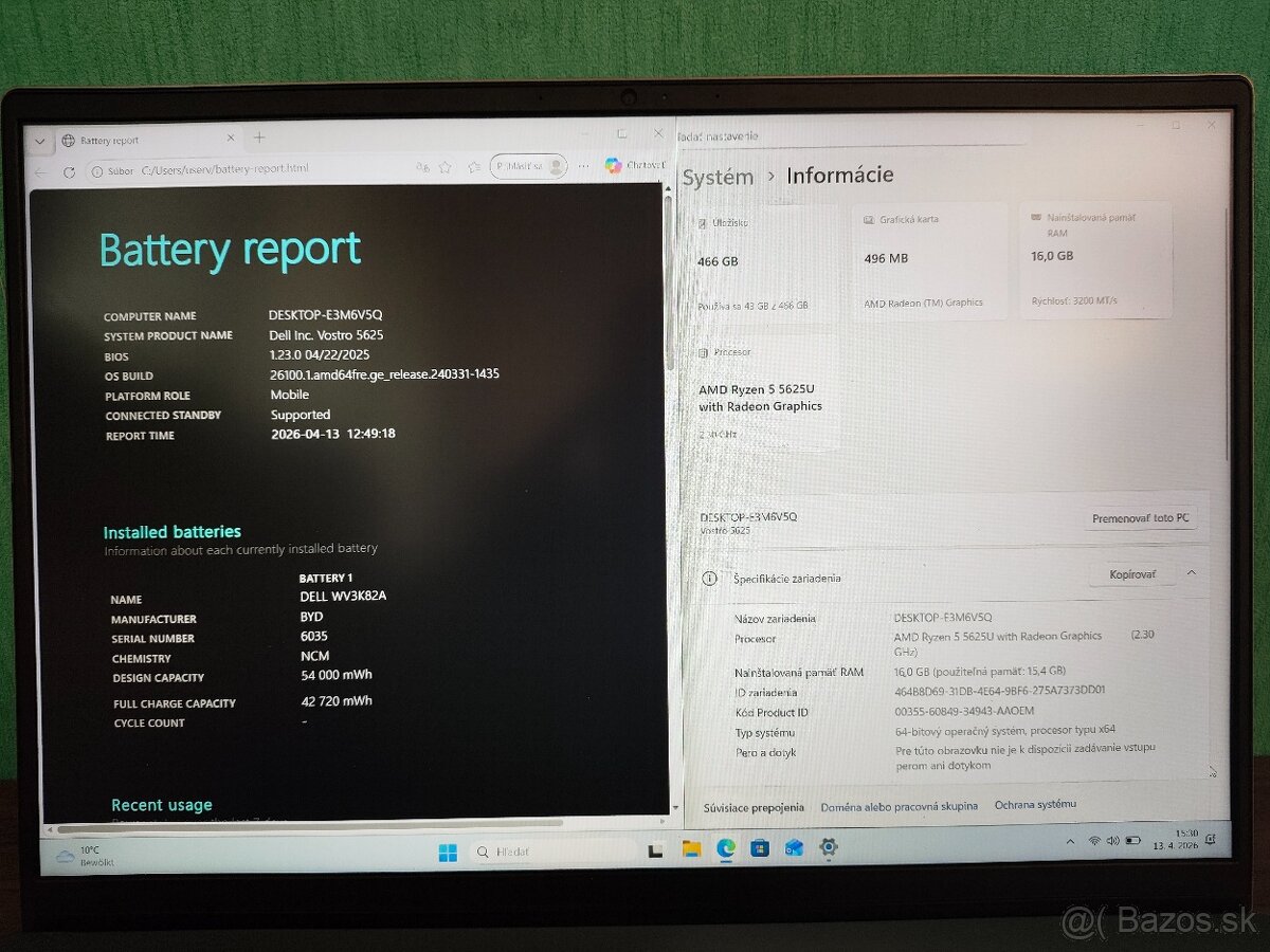 Dell Vostro 16 5625 | R5 • 16GB • 512GB SSD - 5