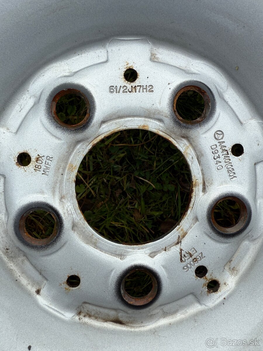 Mercedes benz vito r17 5x112 plech - 5