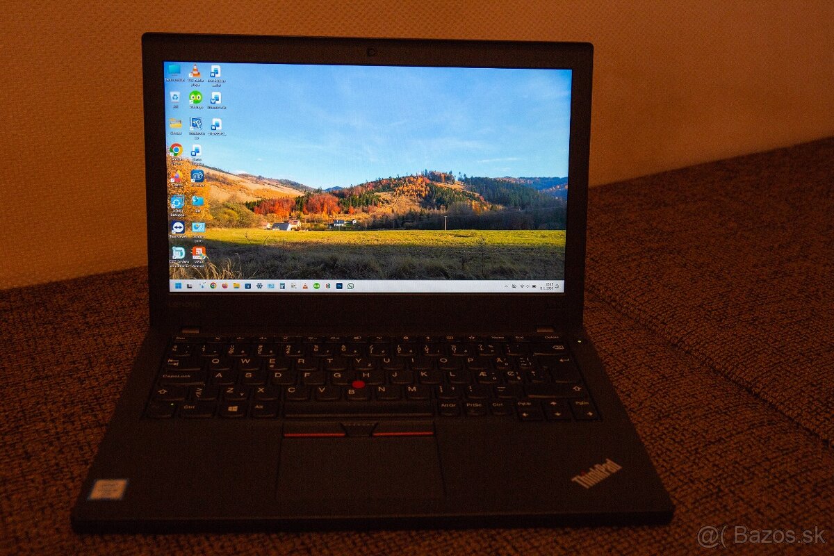 Predám notebook Lenovo X270, Intel Core i5-6300U CPU 2,40 GH - 5