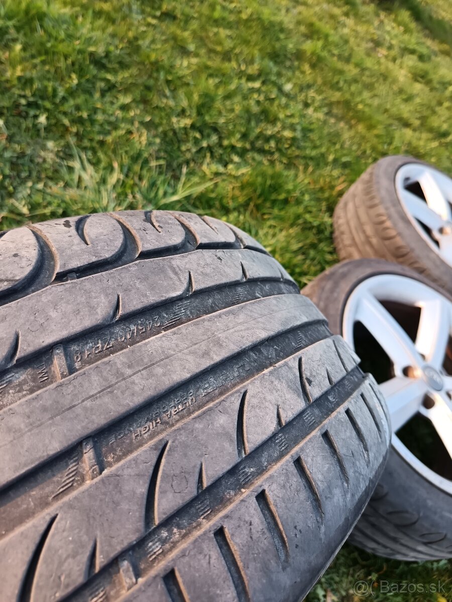 Predám elektróny Audi R18 5x112 - 5