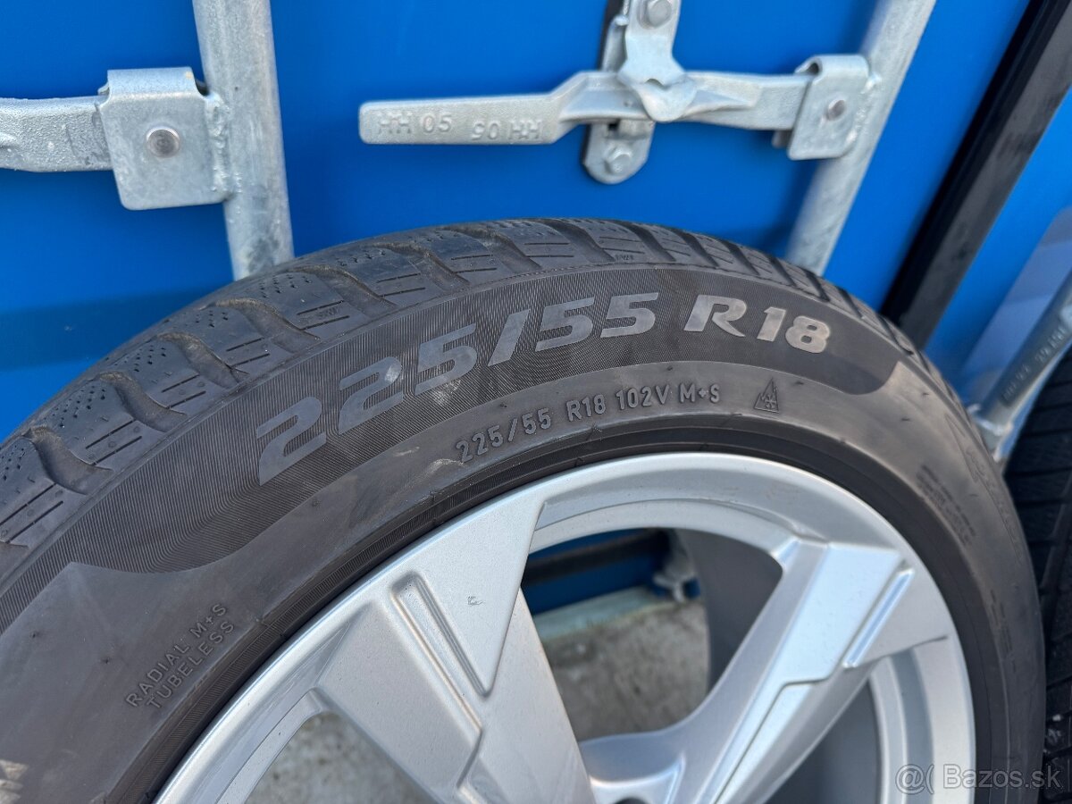 Zimná sada Audi A6 5x112 225/55 R18 - 5