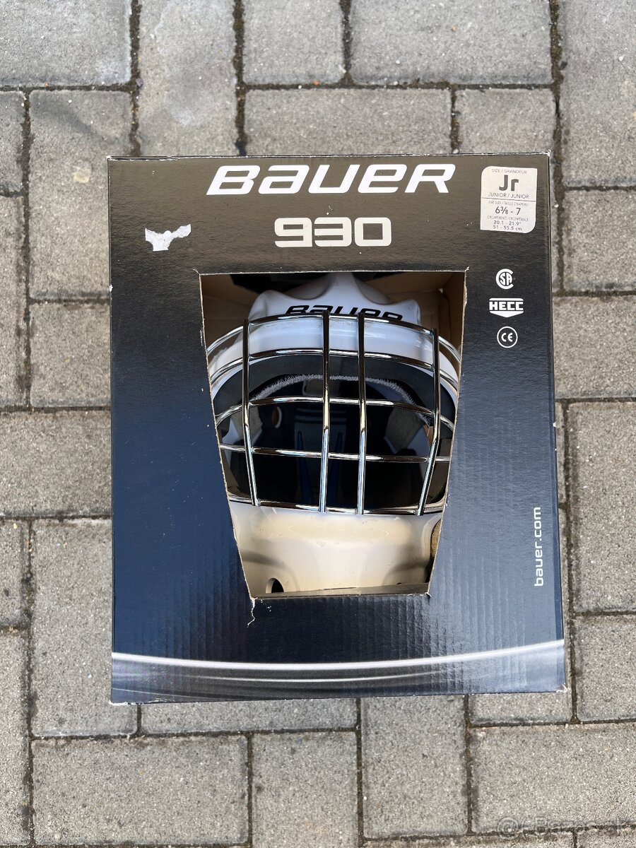 NA PREDAJ Bránkarska prilba Bauer 930 Junior - 5