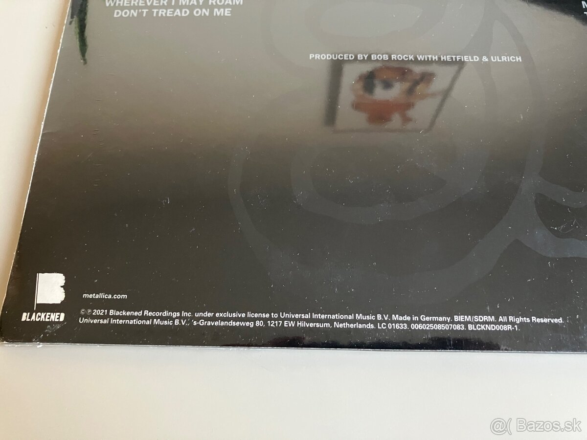 2LP Metallica - Black Album - 5