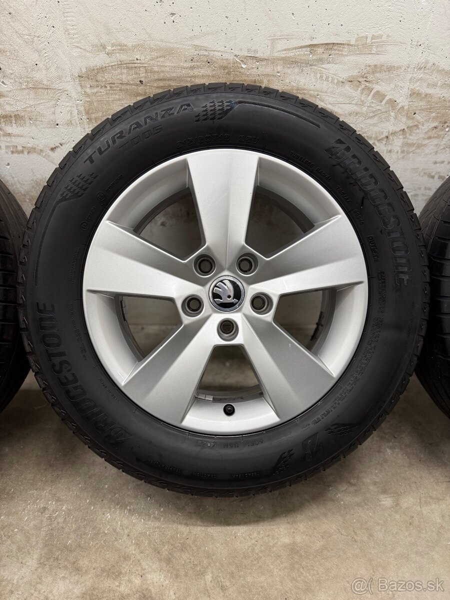 Letná sada 5x112 R16 ,215/60/16 Škoda Superb 3 / Passat B8 - 5