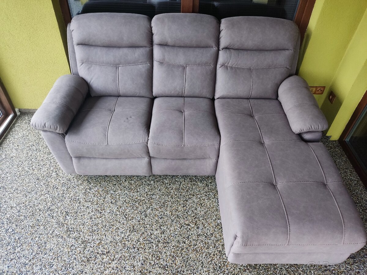 Sedacia súprava - ako Nová, tvar L, rohová - 5