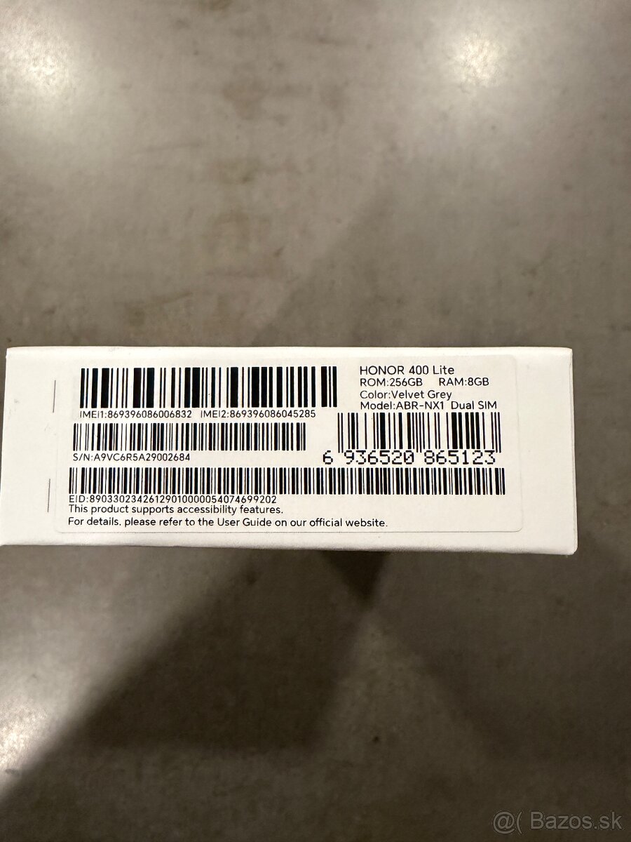 Honor 400 lite 256GB velvet gray - 5