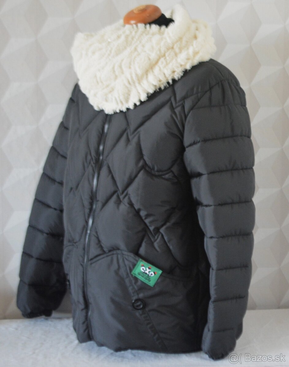 Dámska bunda na zimu veľ. XL - 5