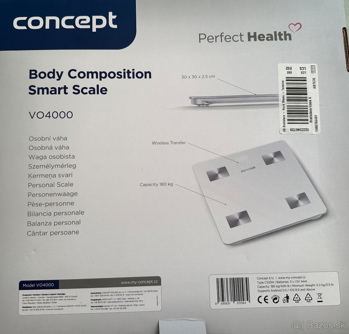 OSOBNÁ digitálna VÁHA 180 kg PERFECT HEALTH za 20e - 5