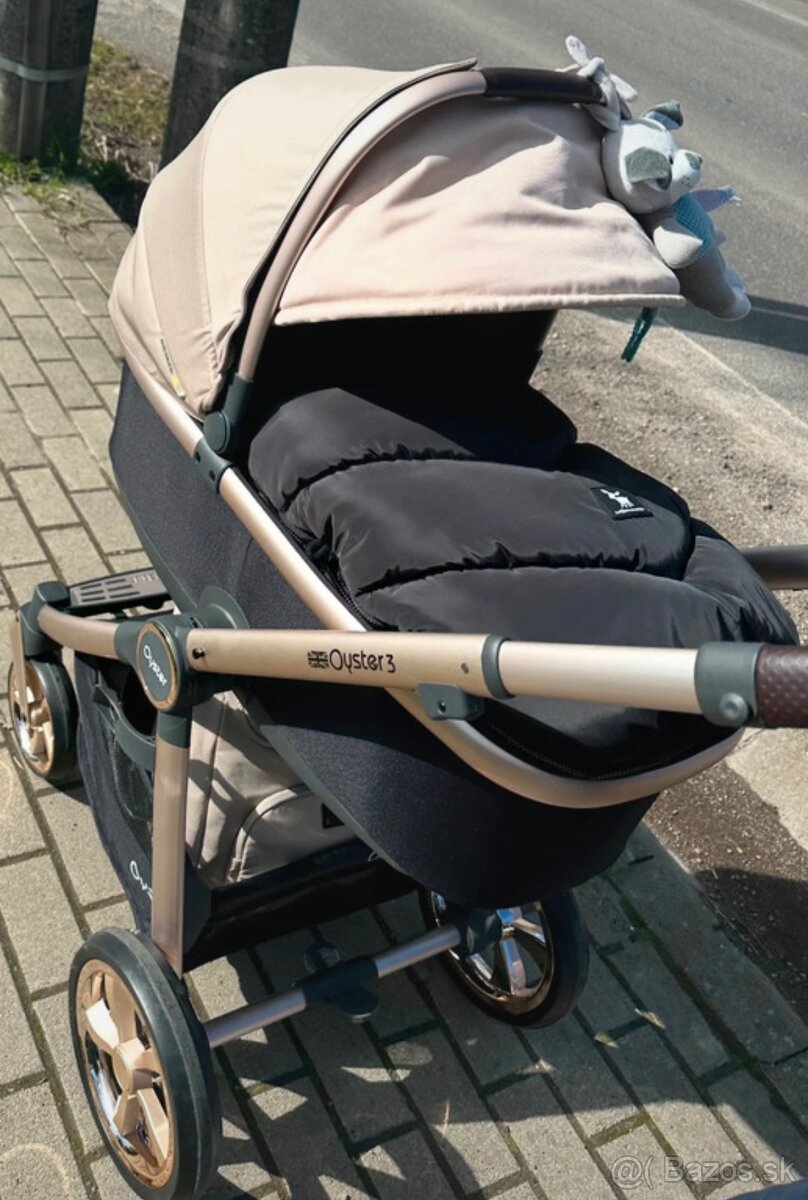 Predam kočík po 1 dietati - Oyster 3 Champagne - 5