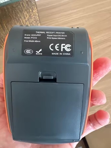 VRP2 tlačiareň 58mm , prenosná BT - 5