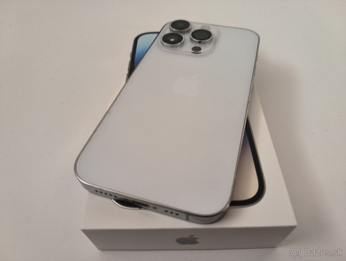 apple iphone 14 PRO 256gb Silver / Batéria 100% - 5