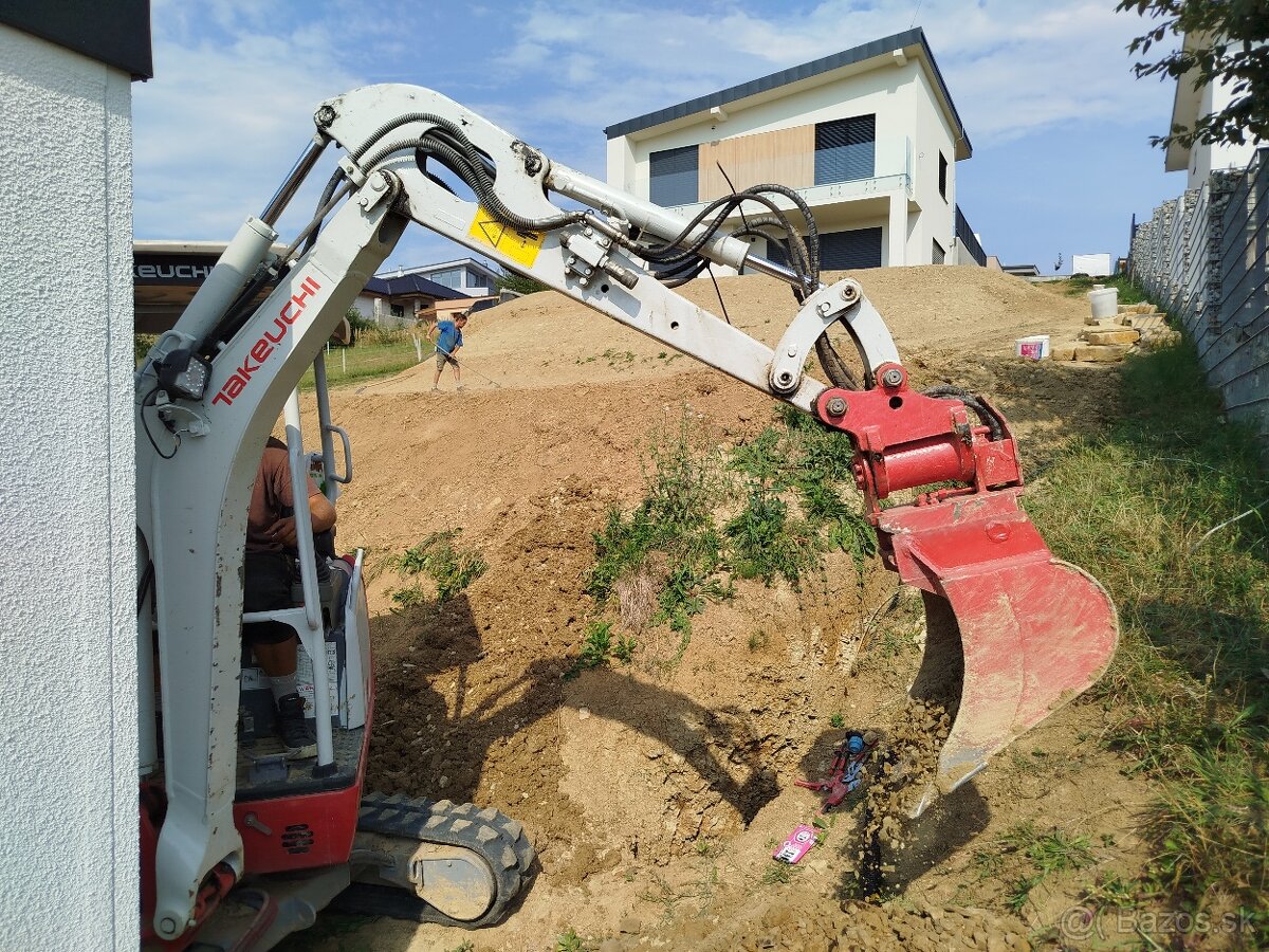 Zemné práce – Bager, minibager – okres Trenčín a okolie - 5