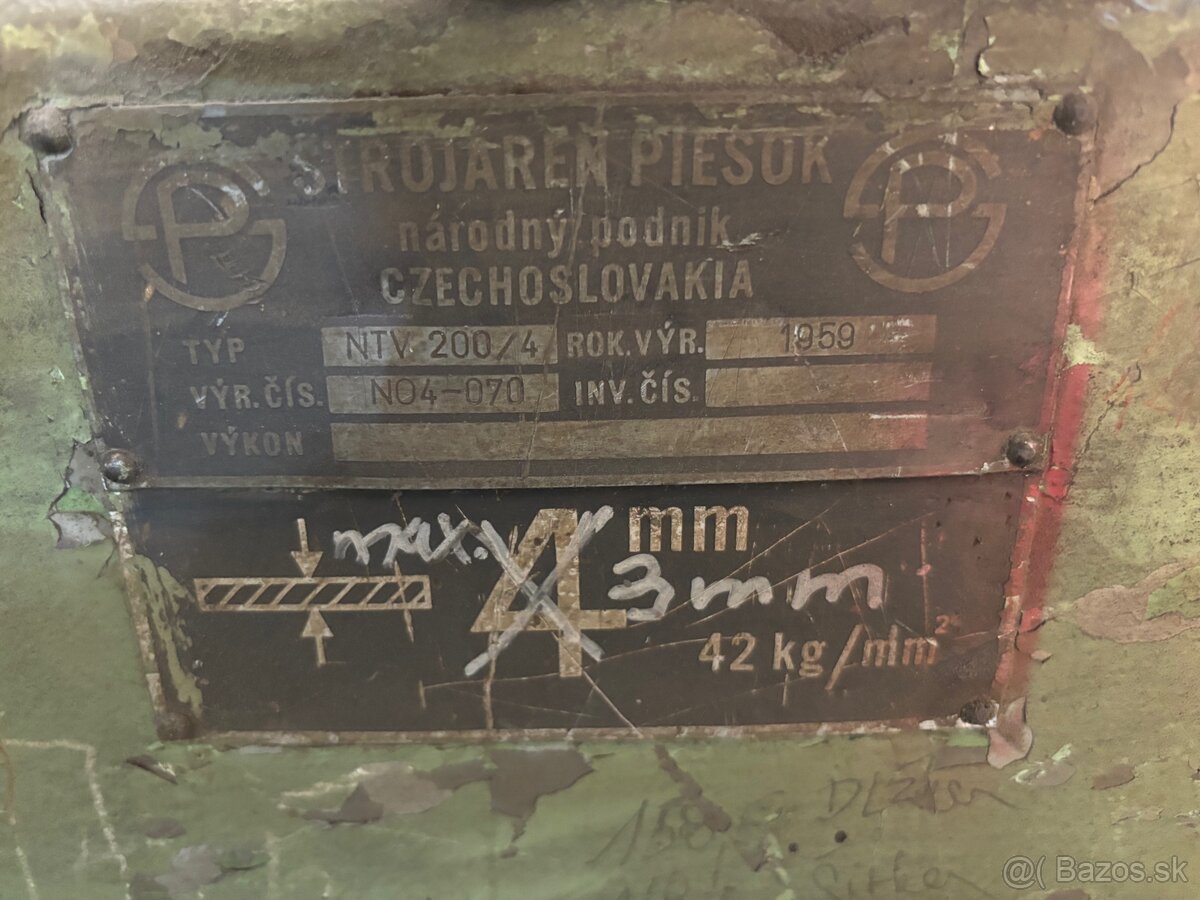 Tabuľové nožnice 4mm - 5