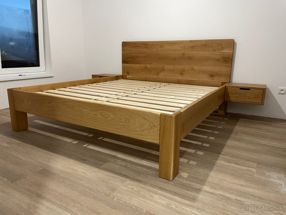 Dubová posteľ 180x200cm - 5