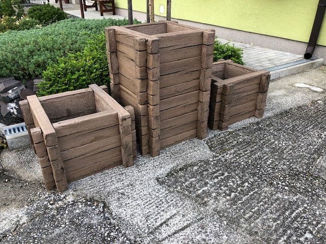 Betónový kvetináč - 5