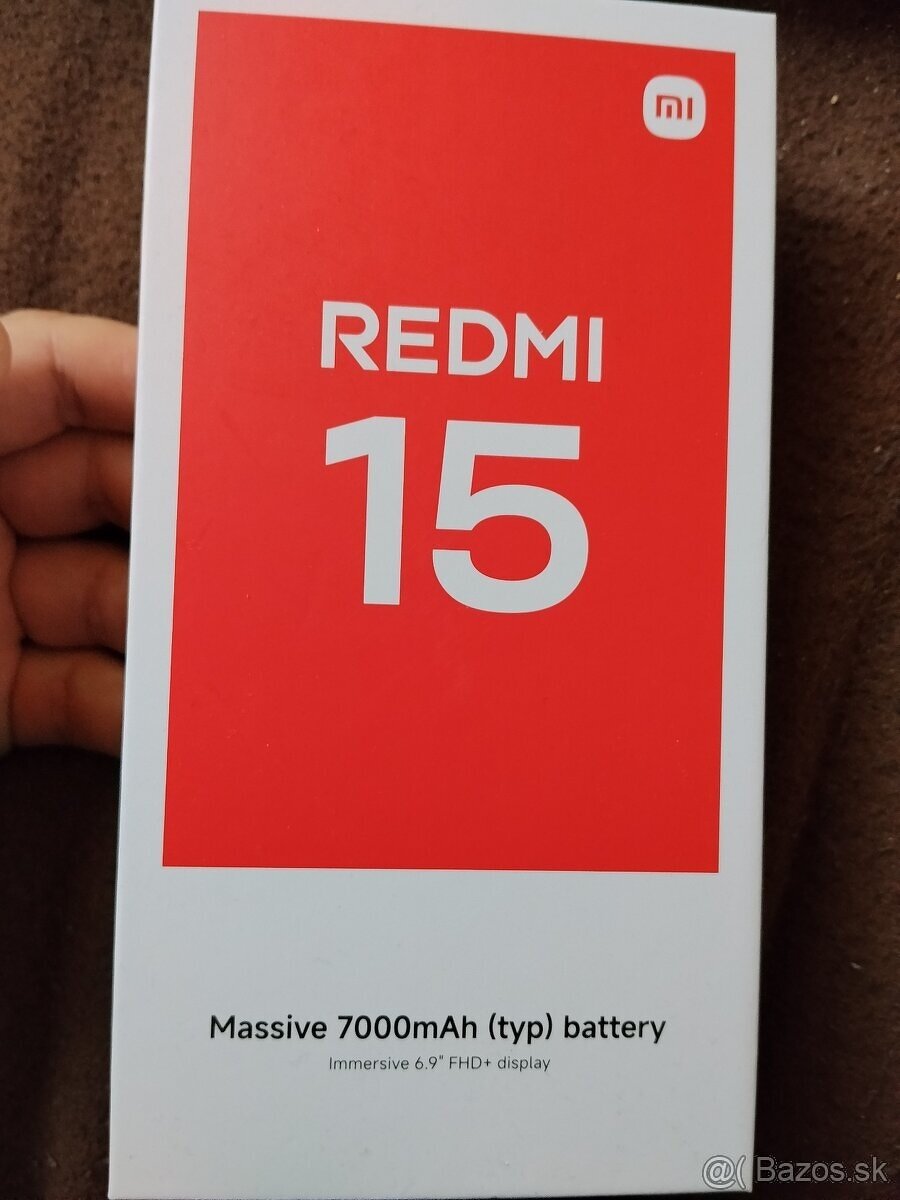 Predám Redmi 15 4g 8/256 Black nový - 5