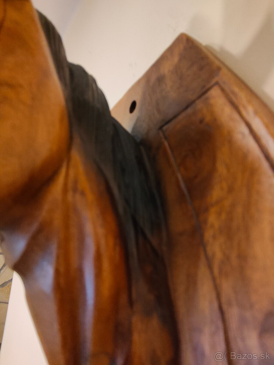Drevený záves konskej hlavy - 5