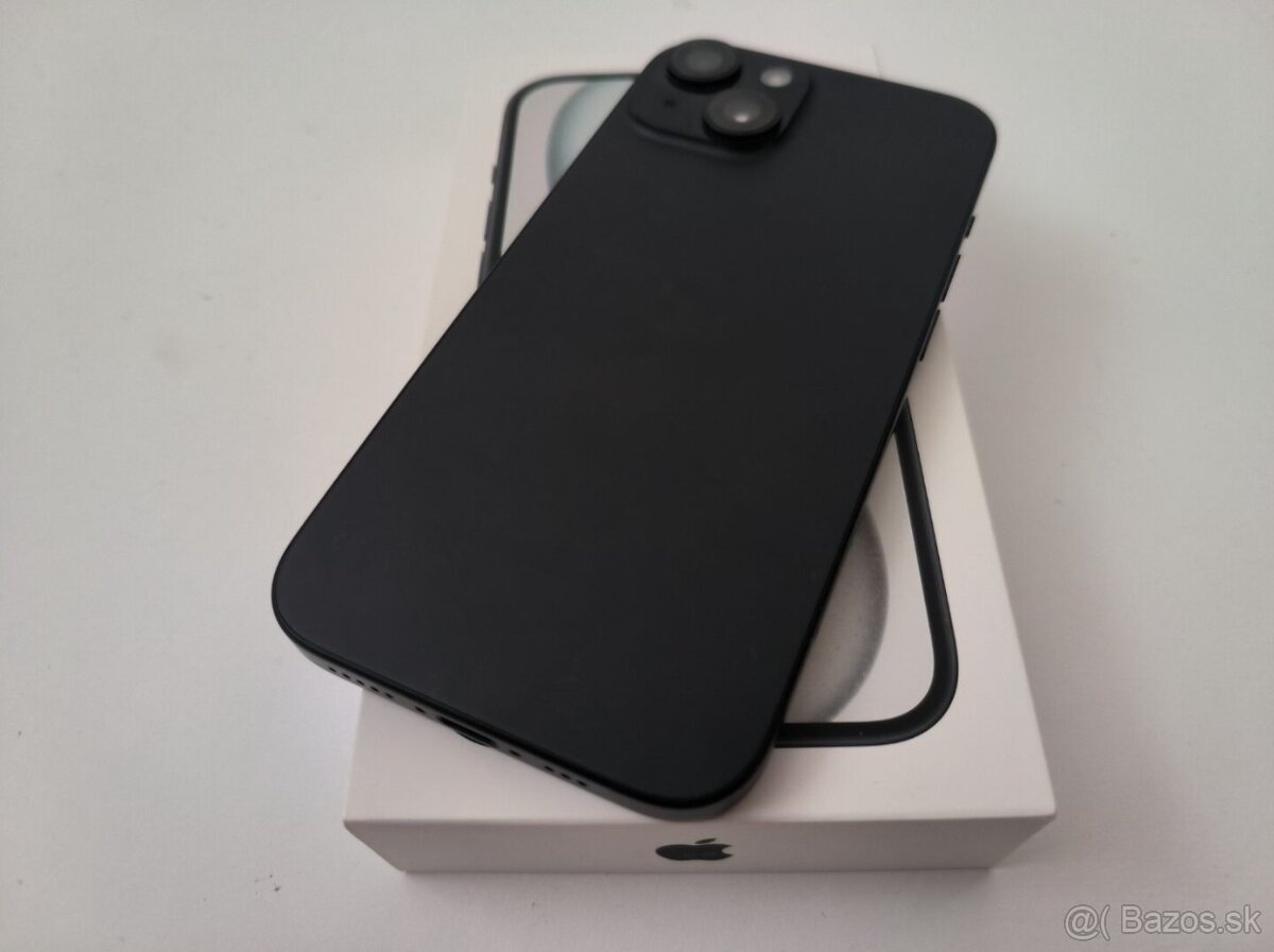 apple iphone 15 128gb Midnight / Batéria 100% - 5