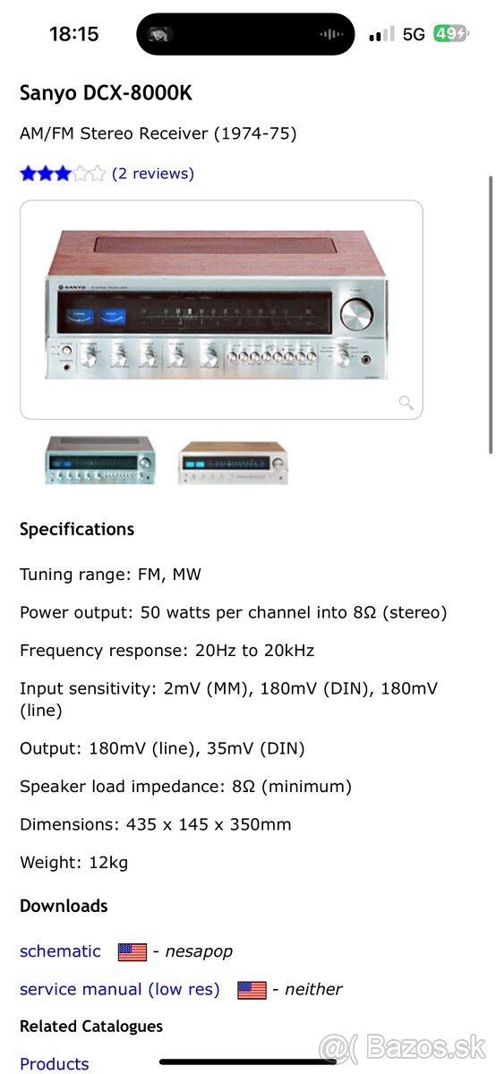 SANYO DCX8000K - 5
