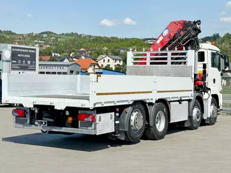 MAN TGS 35.440 8x4, valník s hydraulickou rukou - 5