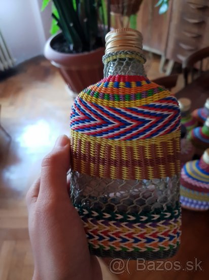 Ručne opletané fľaše rôzne veľkosti - 5