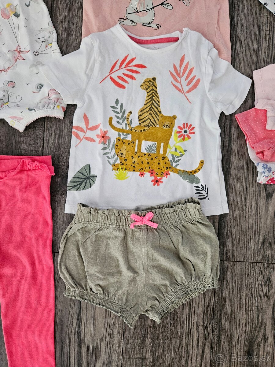 Letný balík oblečenia pre dievčatko 80 - 5