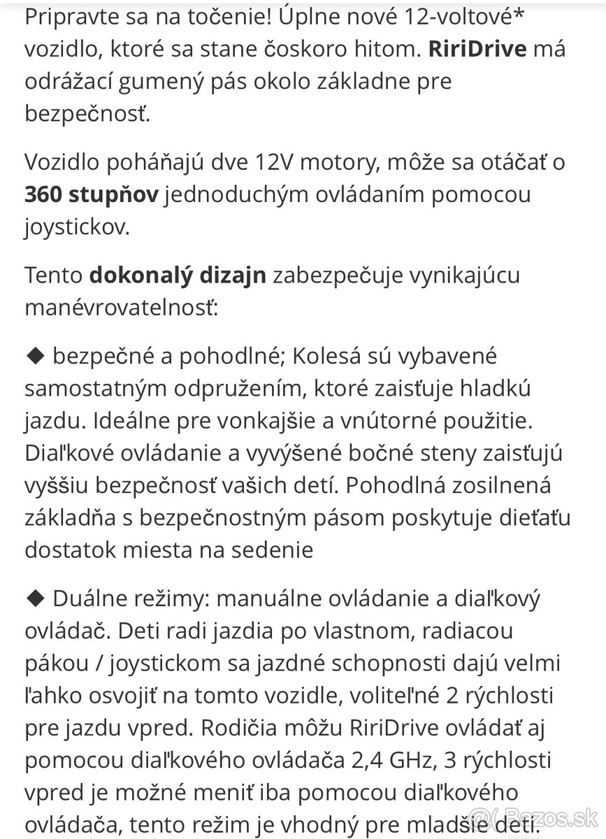 Detske auto RiriDrive - 5