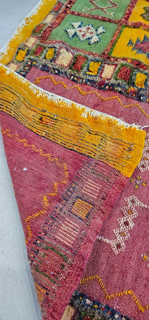 Marocký Taznakht – mozaikový koberec Berber - 5