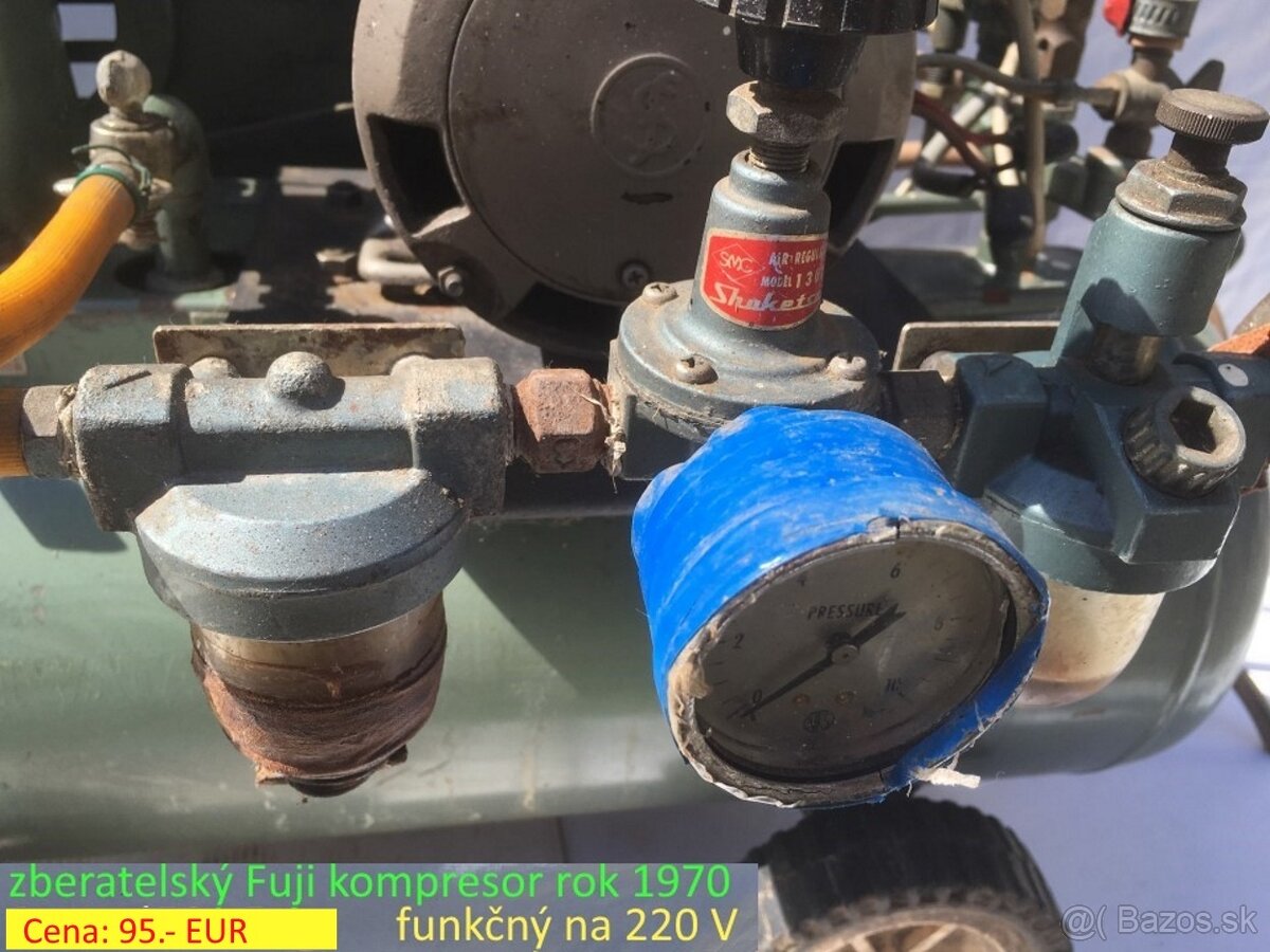 Unikátny FUJI kompresor 1970 Japan - 5