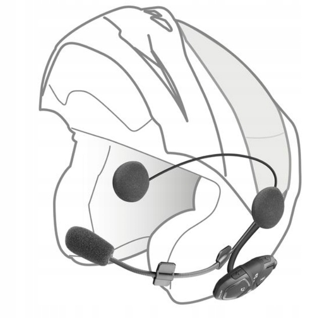 Cellularline Interphone Active motocyklový interkom, čierny - 5