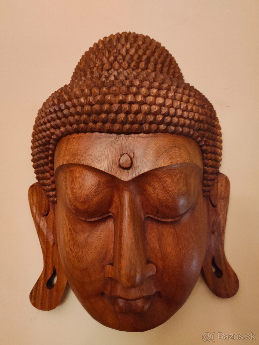 Veľká nástenná hlava Budhu - 5