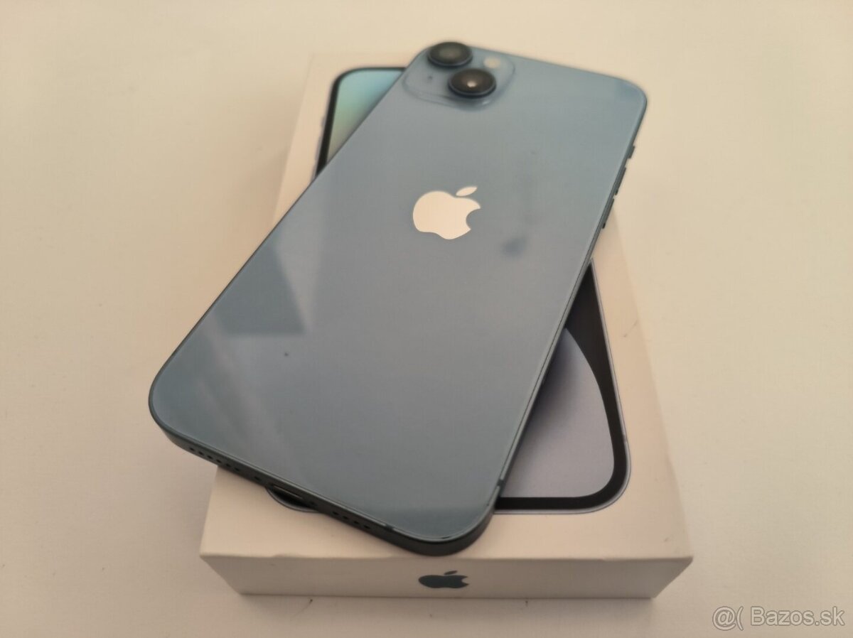 apple iphone 14 128gb Blue / Batéria 100% - 5