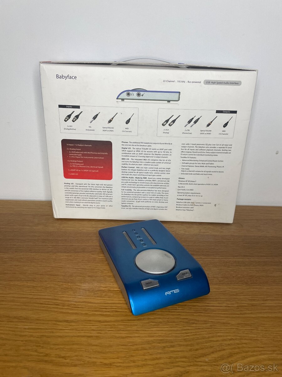 Profi zvuková karta RME Babyface - 5