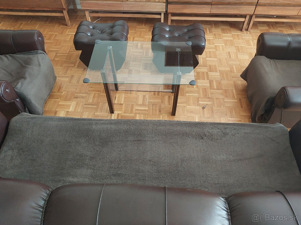 Predám gauč, 2ks kresla, 2ks taburetka, AJ DOVEZIEM - 5