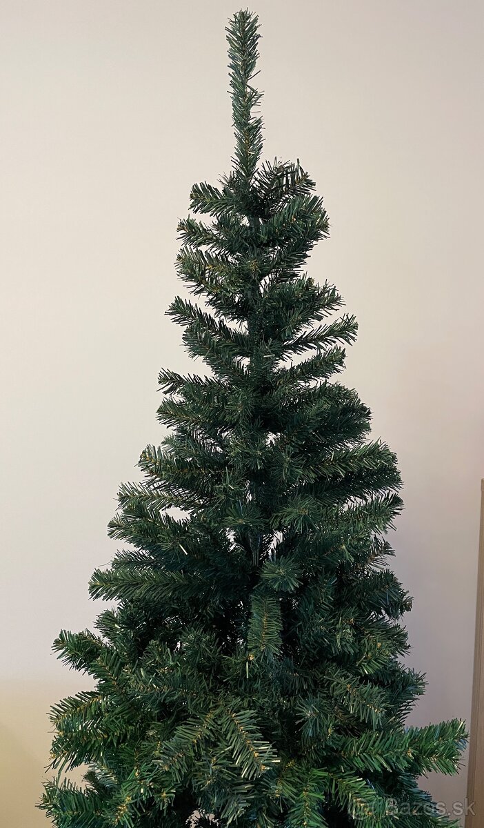 Predám NOVÝ umelý vianočný stromček 210cm JEDLA - 5
