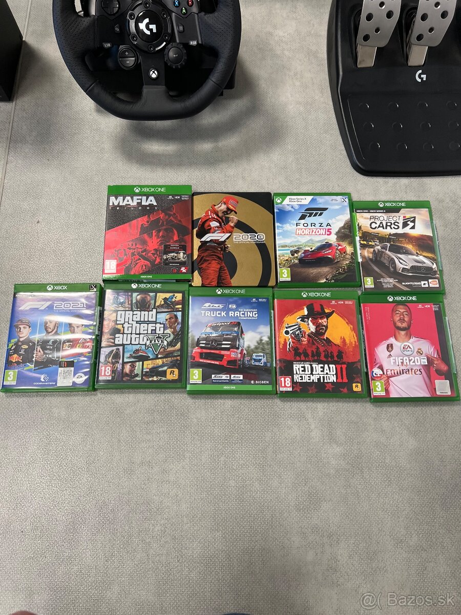 Xbox X + Volant Logitech G923 + hry - 5