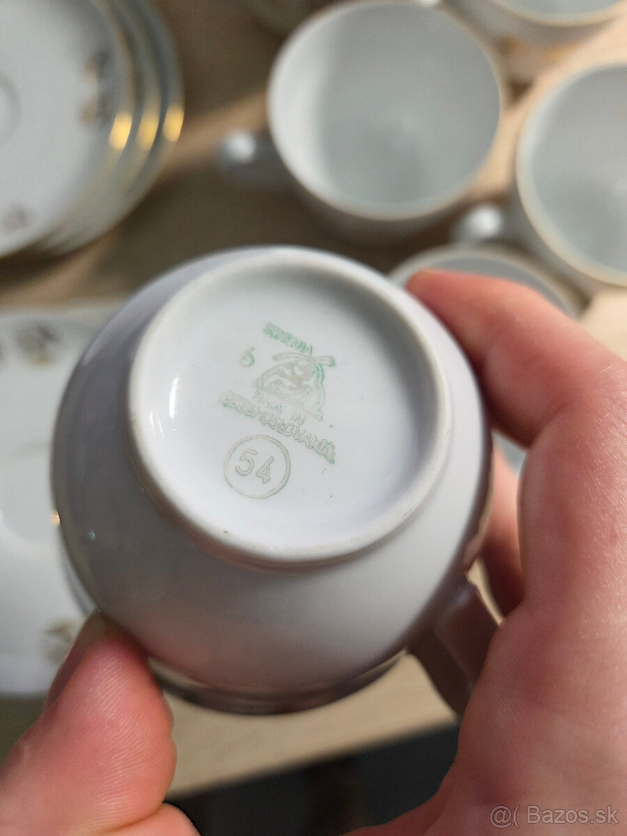 Kávová porcelánová súprava Bohemia - 5