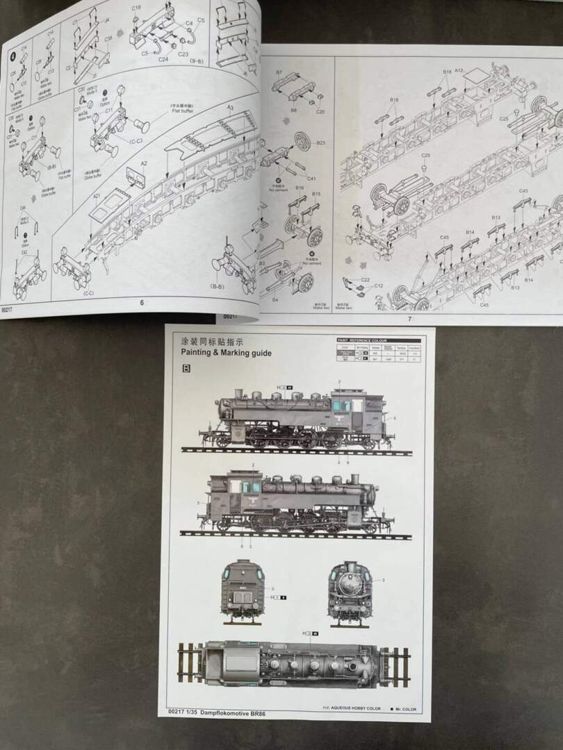 1/35 Dampflokomotive BR 86 (Trumpeter) + doplnky Eduard - 5