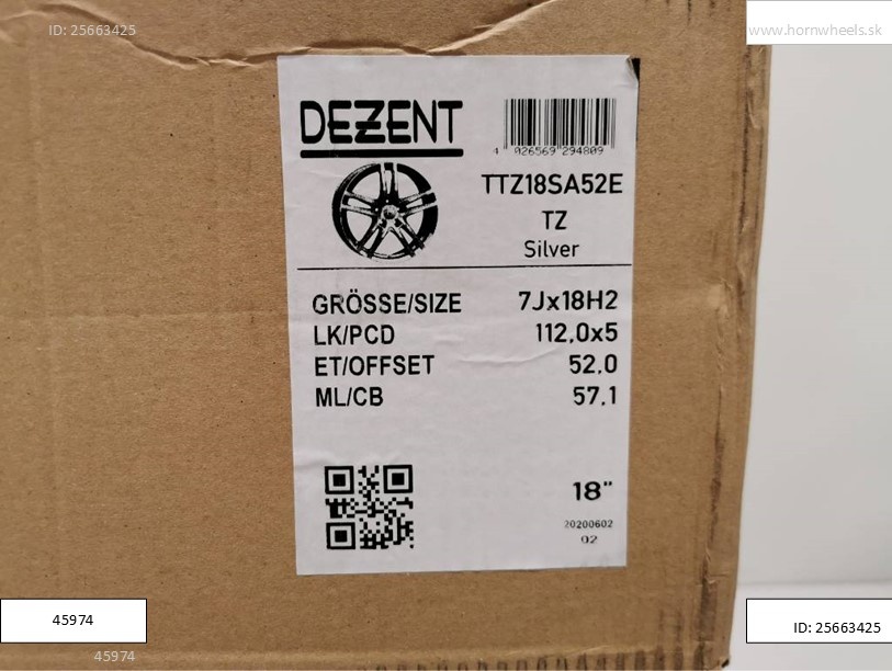 Škoda Octavia alu disky 7J R18 5x112 ET52 1200 - 5