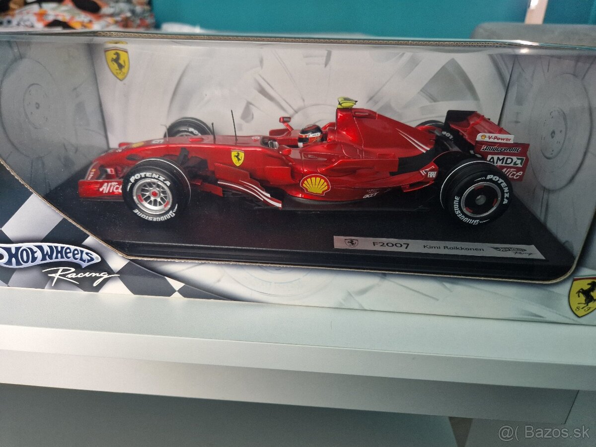 Model Ferrari 2007 Hot Wheels -Kimi Raikkonen - 5