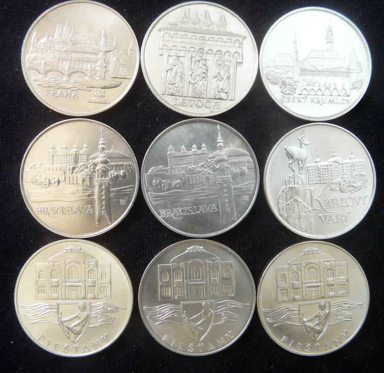 Československé pamätné strieborné mince - 5