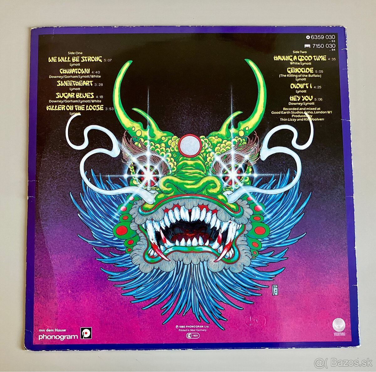 LP Thin Lizzy - Chinatown - 5