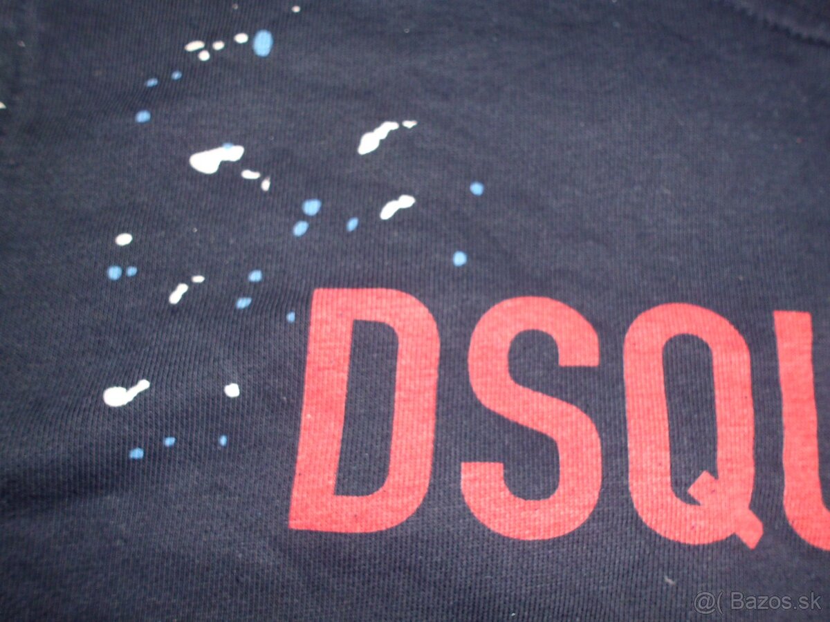 Dsquared pánska mikina tmavomodrá L-XL - 5