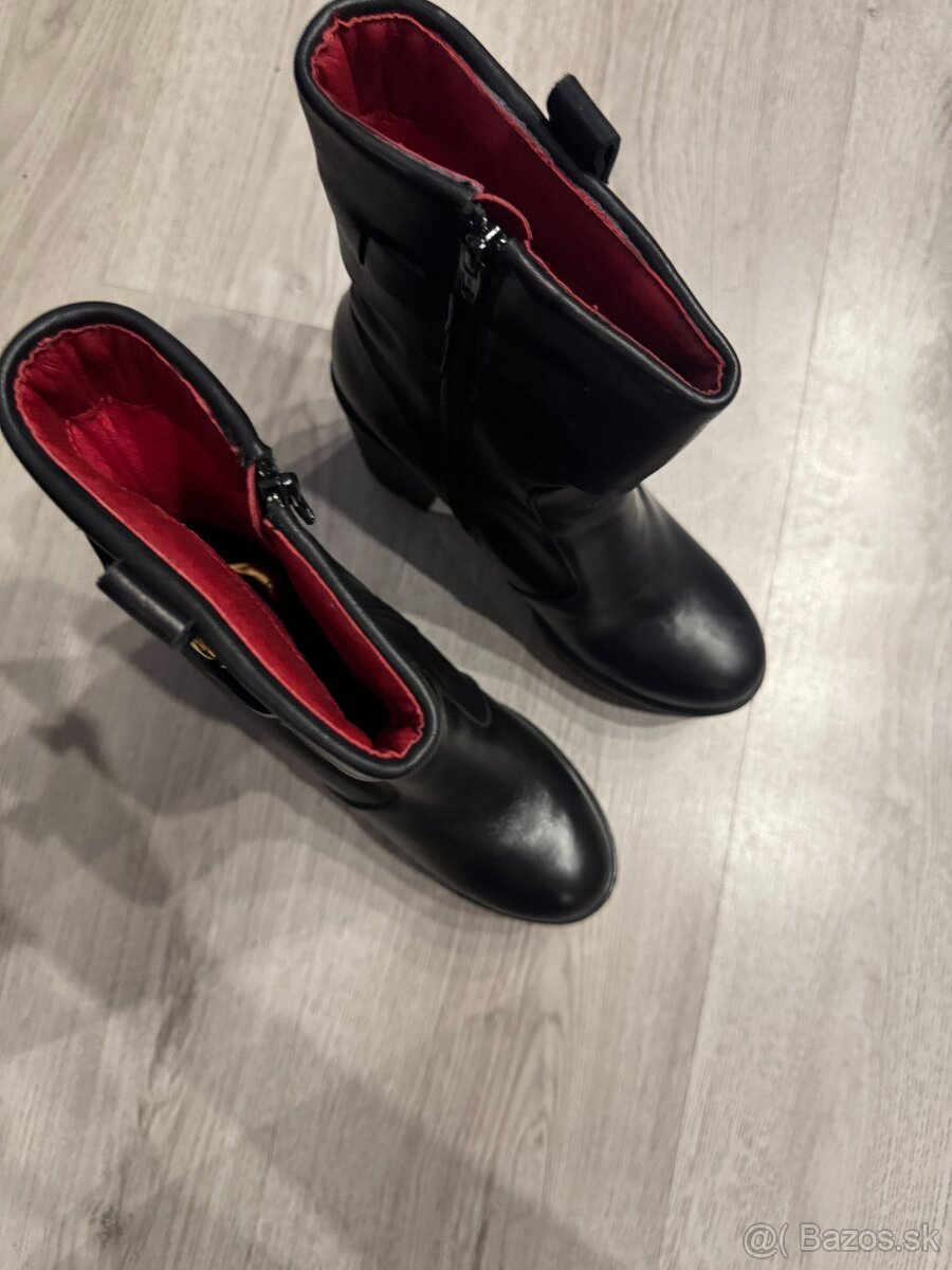 Buffalo kožené čižmy 38 - 5