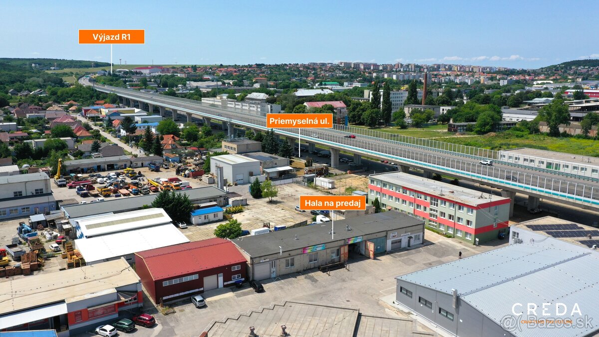CREDA | predaj hala s lakovňou, Nitra - Priemyselná ul. - 5