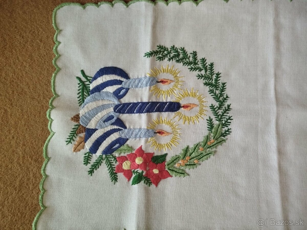 Ručne vyšívané obrusy. - 5